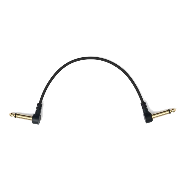 myVolts Candycord 10cm Mono Patch Cable Pineapple Yellow