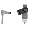 myVolts Ripcord USB to DC Power Cable - 9V / 12V / 15V Options