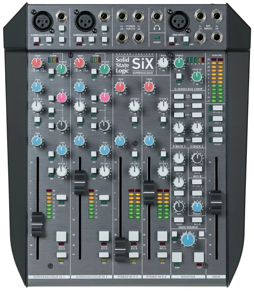 SSL SiX Compact Desktop Analog Mixing Console